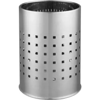 Лоток для столовых приборов 1 отсек Two Dolfins 12.8х12.8х18 см металл цвет серый