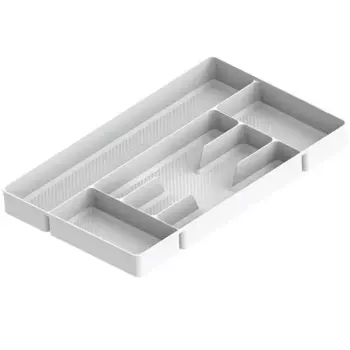 Лоток для столовых приборов 6 отсеков Esprado Comfort 49x5x30 см полипропилен цвет белый