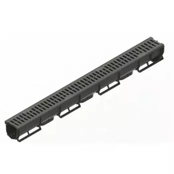 Лоток Standartpark Spark 1 пластиковый 1000x90x90 мм с пластиковой решеткой класса А15