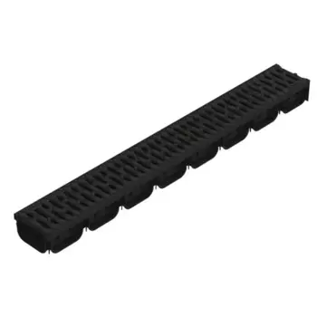 Лоток Standartpark Spark 2 пластиковый 1000x125x70 мм с пластиковой решеткой класса А15