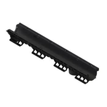 Лоток водосточный Standartpark Polymax Basic ЛВ-10.16.12 8020-М 1024x156x120 мм цвет черный