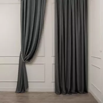 ЛТ ткань 1 п/м лен cosimo серый 16 300 см