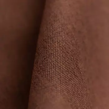 ЛТ ткань 1 п/м лен однотонный genevra терракотовый 300 см