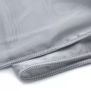 ЛТ тюль 1 п/м однотонный вуаль silvano серый 320 см