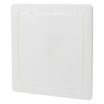 Люк ревизионный нажимной Equation пластик цвет белый 20x20 см