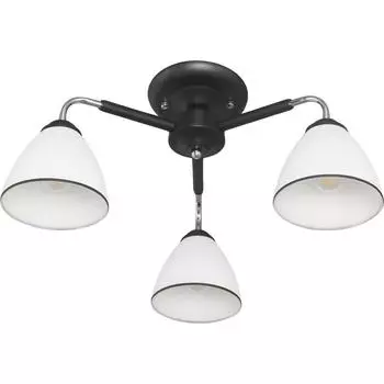 Люстра 3111/3C 3xE27x60 Вт, цвет чёрный