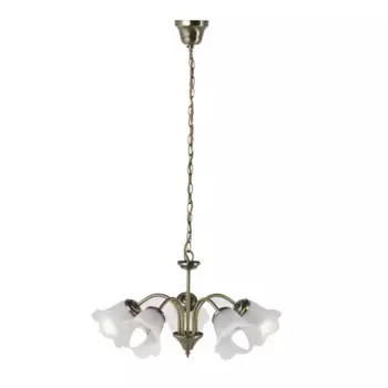 Люстра хрустальная подвесная Inspire Victoria, 5 ламп, 10 м, цвет золотистый