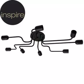 Люстра Inspire 183 8хЕ27х60 Вт цвет чёрный