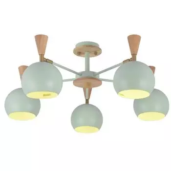 Люстра L1162-5 Morila Green 5xЕ27x40 Вт цвет зеленый