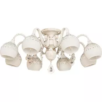 Люстра Louis 8хЕ27х60 Вт цвет белый