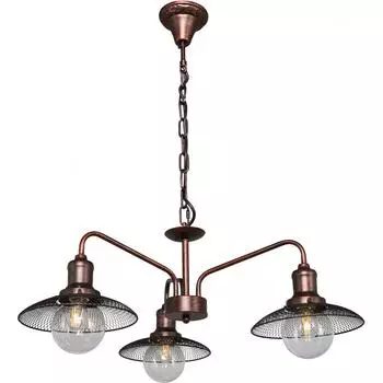 Люстра Ludacris 3хE27х60 Вт цвет кофейный