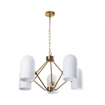 Люстра подвесная Cassel 5 ламп 20 м цвет медь