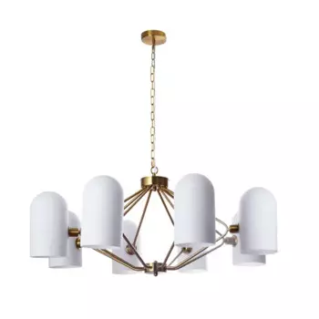 Люстра подвесная Cassel 8 ламп 30 м цвет медь