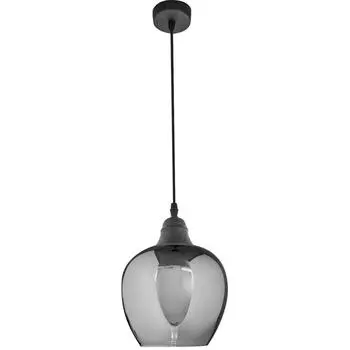 Подвесной светильник Vitaluce Маяк 1 лампа 3м Е27 цвет черный матовый