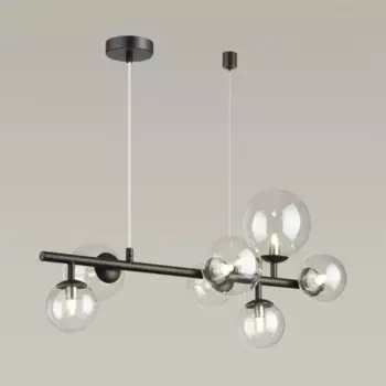 Люстра подвесная «Tovi» 4818/7 7 ламп 14 м цвет черный