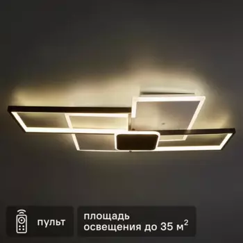 Люстра потолочная 10216/S цвет бело-черный