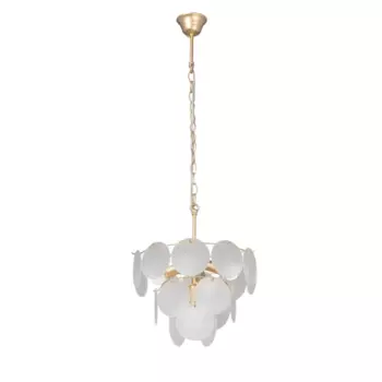 Люстра потолочная Асти 5 ламп 15 м цвет золотистый