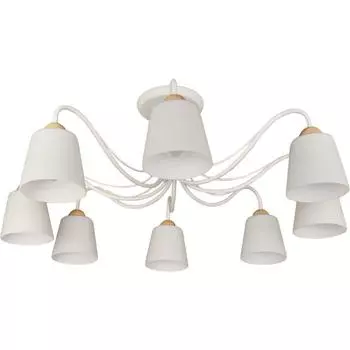 Люстра потолочная Eurosvet Betty 70062/8, 8 ламп, 16 м², цвет белый