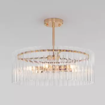 Люстра потолочная Flamel 6хЕ14х60W 373/6 6 ламп 10 м цвет золото