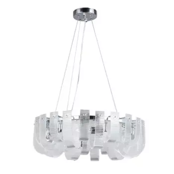 Люстра потолочная Линген 6 ламп 12 м цвет хром