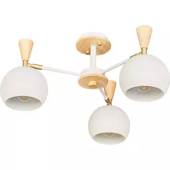 Люстра потолочная Morilla L1161-3, 3 лампы, 6 м², цвет белый