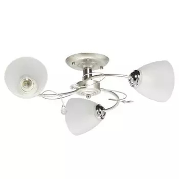 Люстра потолочная Нежность 3 лампы 6 м цвет белый