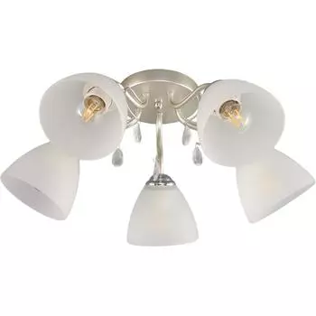 Люстра потолочная Нежность 5 ламп 10 м цвет белый