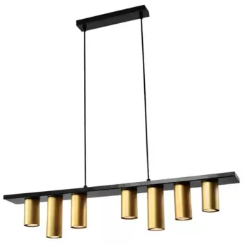 Люстра потолочная Silvia 3168-307 7 ламп 21 м цвет золотой