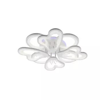 Люстра потолочная светодиодная Escada Armeria 10227/8 с пультом управления 42 м регулируемый белый свет цвет белый