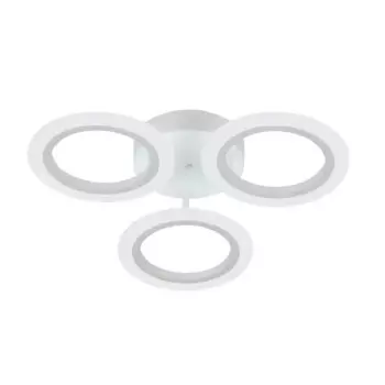 Люстра потолочная светодиодная Schaffner Base 1625-3 с пультом управления 12 м регулируемый белый свет цвет белый