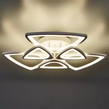 Люстра потолочная светодиодная «Caso» 2570-3/3 с пультом управления 22 м регулируемый белый свет цвет белый