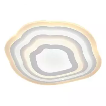 Люстра потолочная светодиодная Eurosvet Siluet 90119/4 с пультом управления, 37 м², регулируемый свет, цвет белый