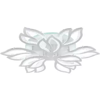 Люстра потолочная светодиодная Schaffner Luneta 1635-6 с пультом управления 32 м регулируемый белый свет цвет белый