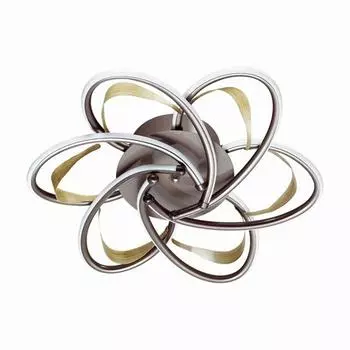 Люстра потолочная светодиодная Miranda 3772/44CL, 17 м², тёплый белый свет, цвет коричневый