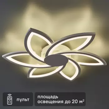 Люстра потолочная светодиодная Natali Kovaltseva Evo 20 м регулируемый белый свет цвет белый