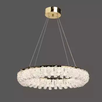 Люстра потолочная светодиодная Орион 20.93 м регулируемый белый свет цвет золотистый