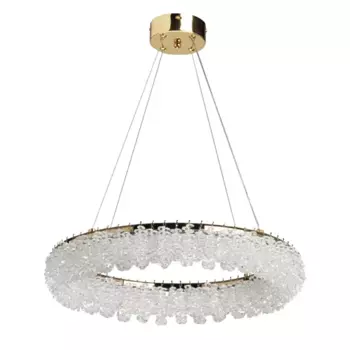 Люстра потолочная светодиодная Орион 20.93 м регулируемый белый свет цвет золотистый