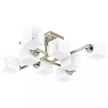 Люстра потолочная Тетро 8 ламп 16 м² цвет белый