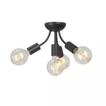 Люстра потолочная Версаль 4 лампы 12 м цвет черный