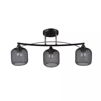 Люстра потолочная Вита 3 лампы 9 м цвет черный