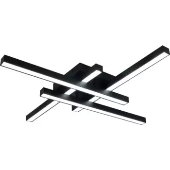 Люстра светодиодная 65 Вт SF8504/4C-BK регулируемый белый свет цвет черный