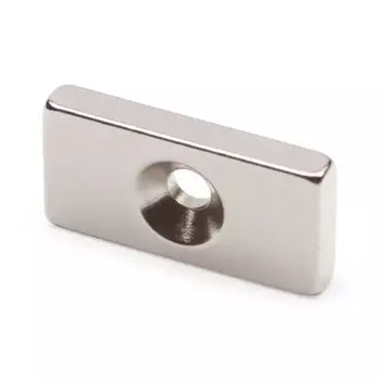Магнит неодимовый прямоугольный 2x1x0.3 см