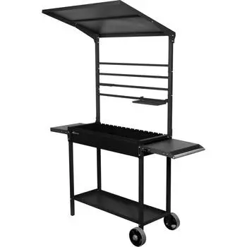 Мангал Gratar МАН 304 158x41x208 см сталь черный/ серый