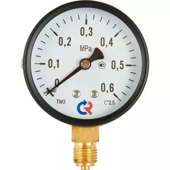 Манометр радиальный Росма 6 бар 1/4" 63 мм кт 2.5