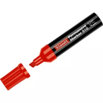 Маркер перманентный Luxor 3163 красный 5-7 мм