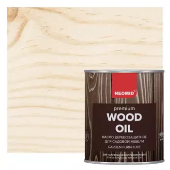 Масло для садовой мебели Neomid белое 0.75 л