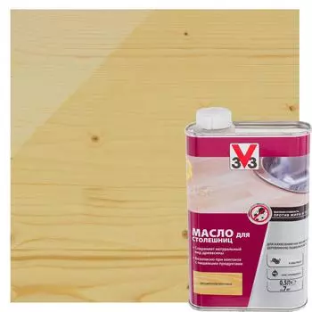 Масло для столешниц V33 бесцветный 0.5 л