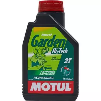 Масло моторное 2Т MOTUL Garden 2T Hi-Tech полусинтетическое, 1 л