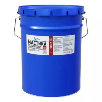 Мастика битумно-полимерная Брит Стандарт-Р для приклеивания гибкой черепицы 5 кг