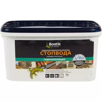 Мастика гидроизоляционная Bostik СтопВода 6 кг